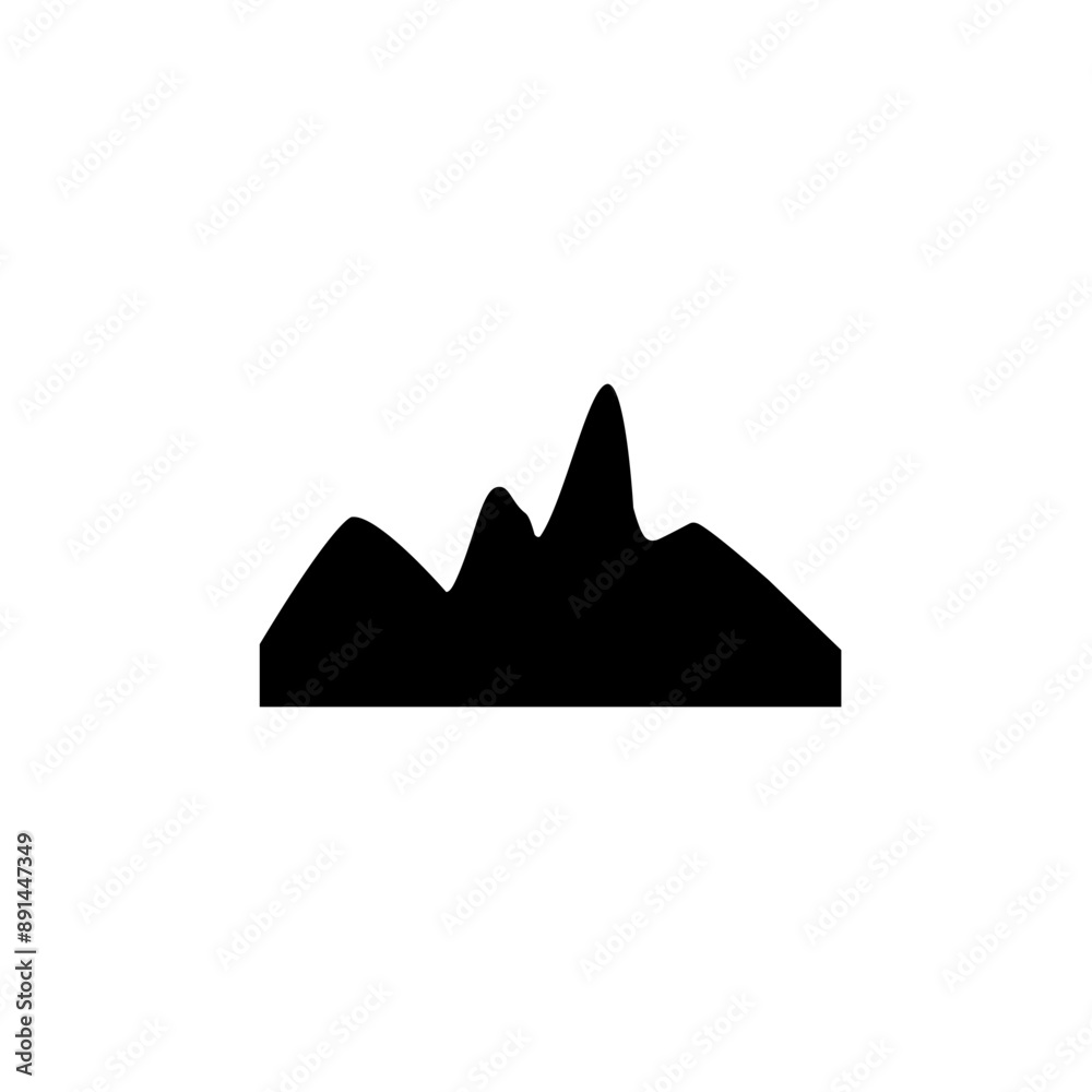 mountain silhouette landscape mountain silhouette landscape