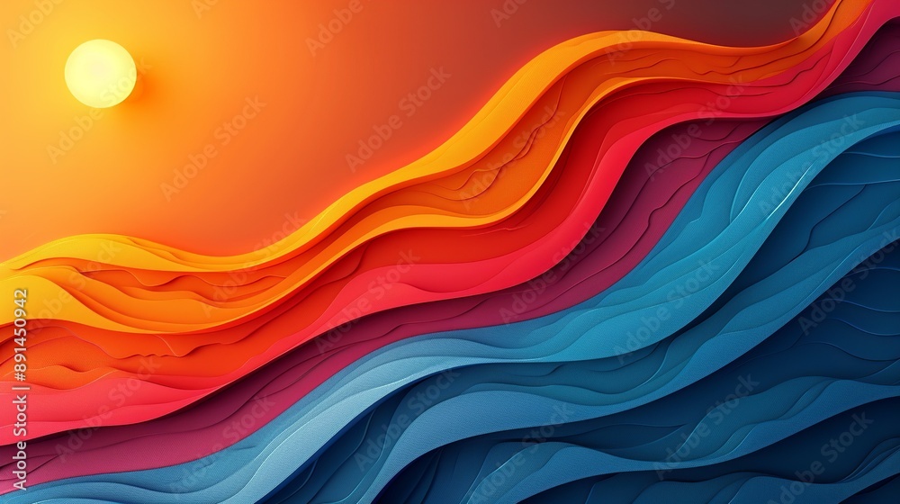 Abstract background with fluid gradient effects and bold colors perfect for engaging and dynamic industrial presentations Illustration Flat Color, Clip Art Style , Minimalism, Abstract background with fluid gradient effects and bold colors perfect for engaging and dynamic industrial presentations Illustration Flat Color, Clip Art Style , Minimalism,