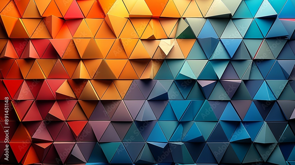 Colorful abstract background with a mosaic of triangles in various shades perfect for creative business presentations Illustration Flat Color, Clip Art Style , Minimalism, Colorful abstract background with a mosaic of triangles in various shades perfect for creative business presentations Illustration Flat Color, Clip Art Style , Minimalism,