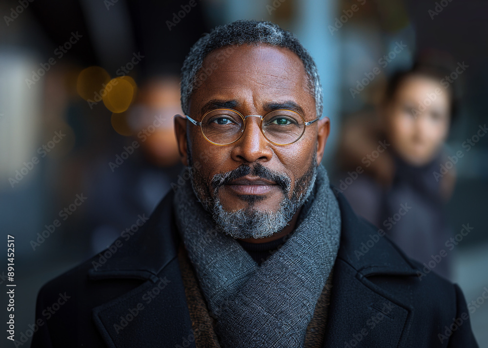 Portrait successful African American businessman, man business suit smiling and looking at camera Portrait successful African American businessman, man business suit smiling and looking at camera