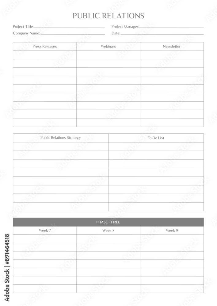 Marketing Planning Page Planner Sheets efficient way to organize & track their marketing activities Marketing Planning Page Planner Sheets efficient way to organize & track their marketing activities