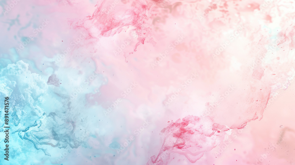 A pink and blue background with a white cloud A pink and blue background with a white cloud