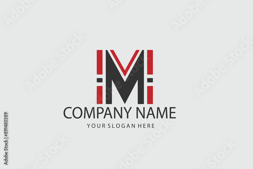 Free Download Abstract letter M logotype. Modern logo idea sign. Universal emblem vector icon. - GFXLoad