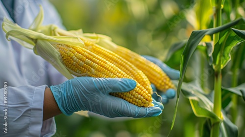 Food scientists developing new corn-based products and improving existing ones in a high-tech lab