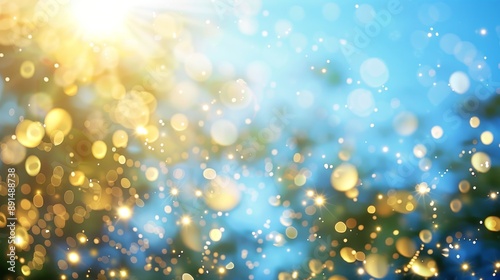 Abstract Blurred Bokeh Back...
