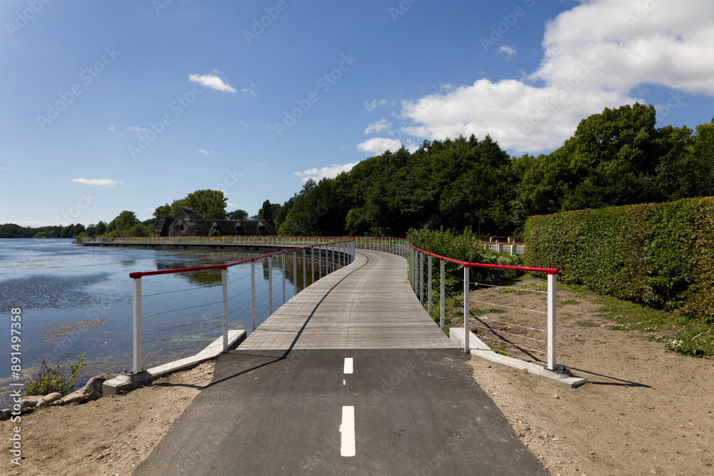 Worlds most beautiful bike lane, Hvidkilde, Svendborg, Denmark Worlds most beautiful bike lane, Hvidkilde, Svendborg, Denmark