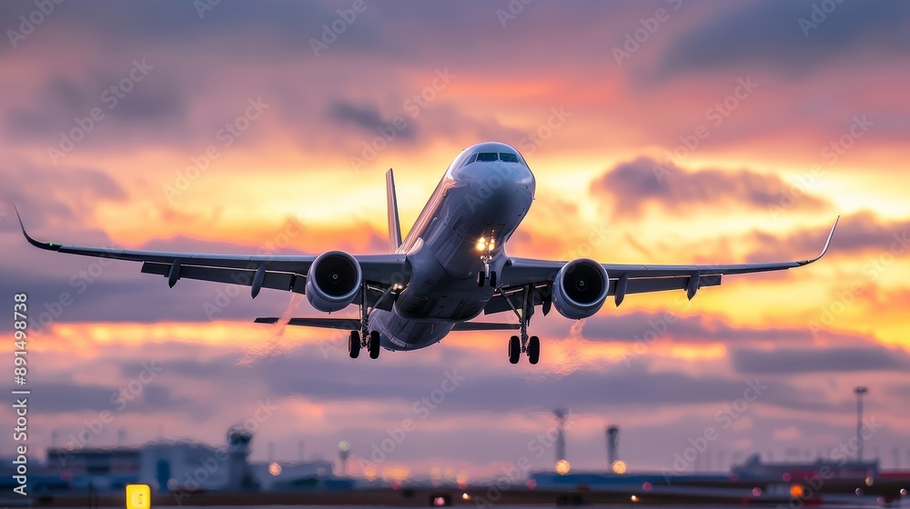 The plane is surrounded by clouds The plane is surrounded by clouds