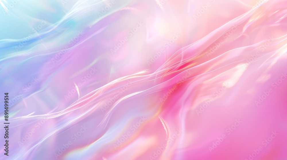 Abstract Pink and Blue Swirls - Holographic Gradient Background Abstract Pink and Blue Swirls - Holographic Gradient Background