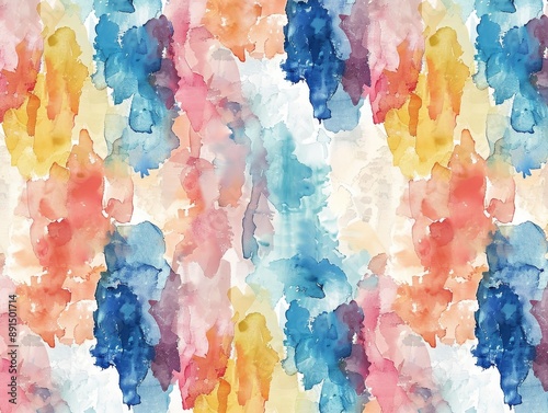 Abstract Watercolor Seamles...