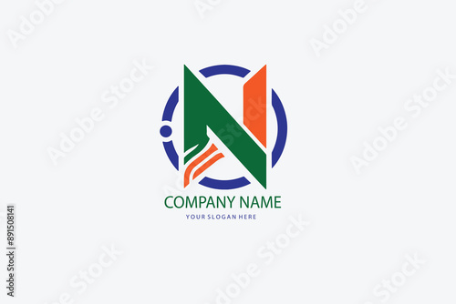 Free Download Letter N logo - GFXLoad