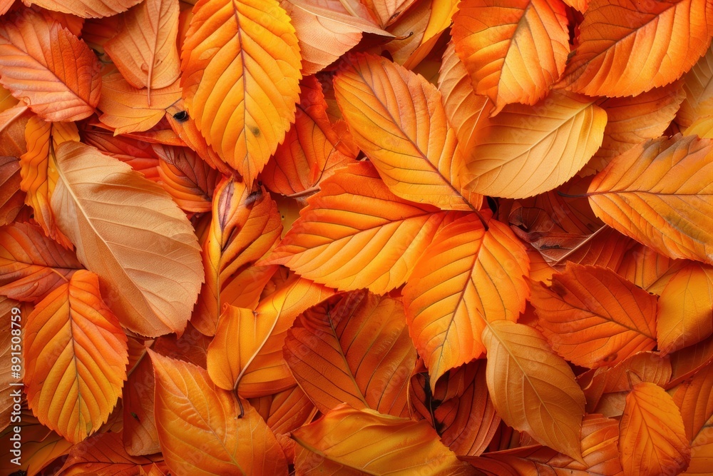 Background group autumn orange leaves Background group autumn orange leaves