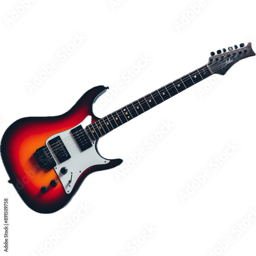 Guitar, background removed, png file.