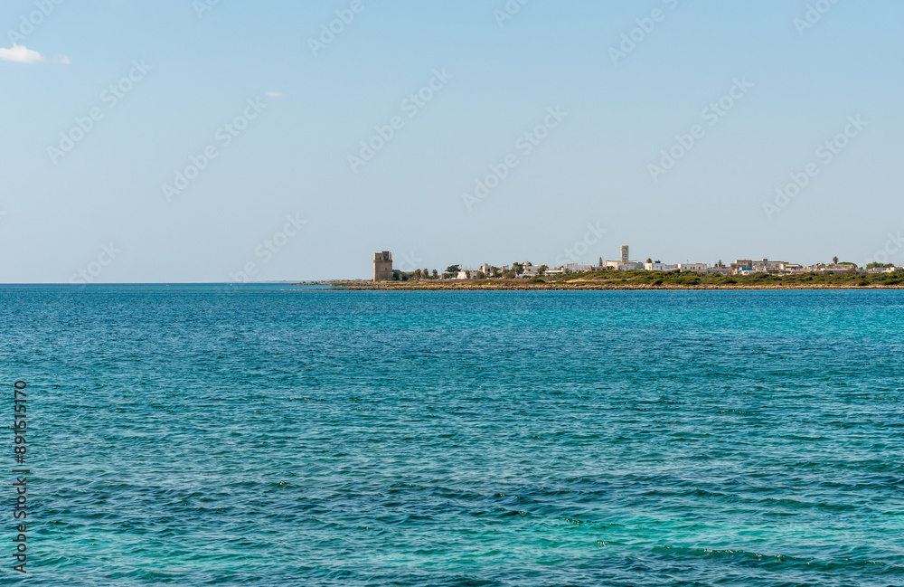 Landscape of Ionian sea from Punta prosciutto, province of Lecce, Puglia, Italy Landscape of Ionian sea from Punta prosciutto, province of Lecce, Puglia, Italy
