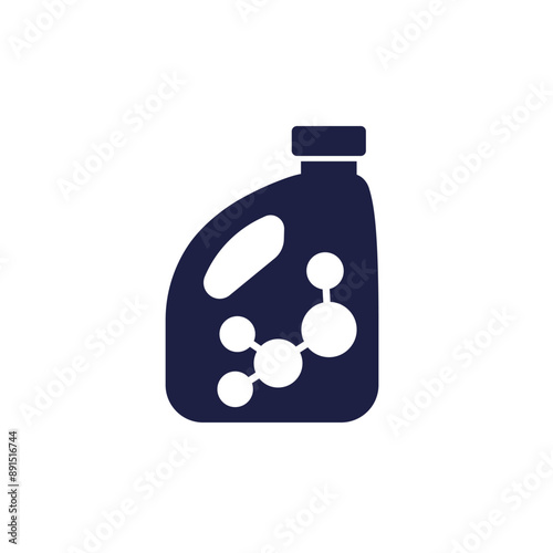 synthetic oil icon on white