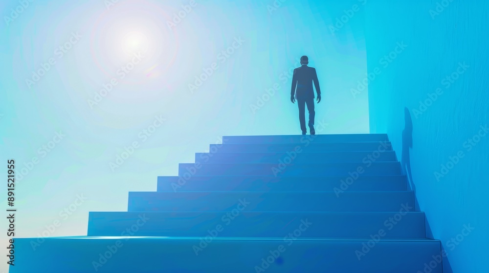 business male stand and feel happy on the most hight at the target, success, leader, teamwork, target, Aim, confident, achievement, goal, on plan, finish, generate by AI