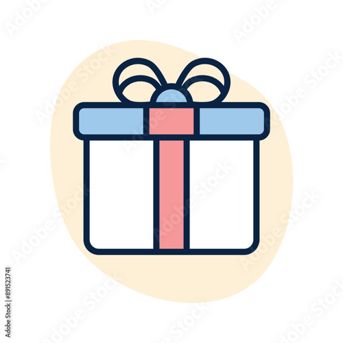 Well designed icon of gift box, surprise, celebrations, gift hamper vector design