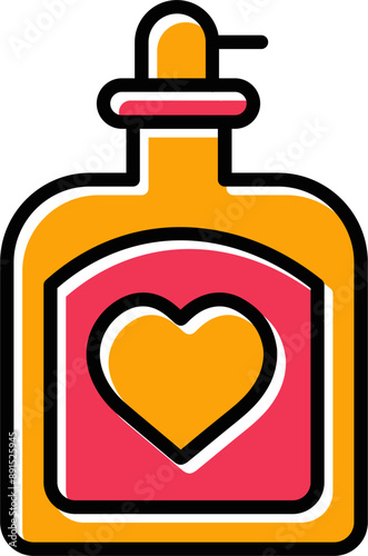Perfume Bottle Vector Icon