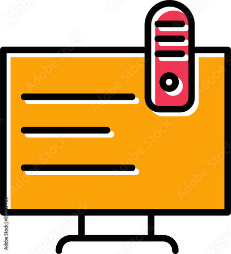 Television Vector Icon