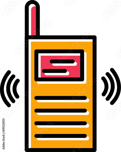 Walkie Talkie Vector Icon