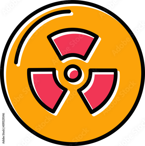 Radiation Vector Icon