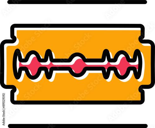 Razor Blade Vector Icon