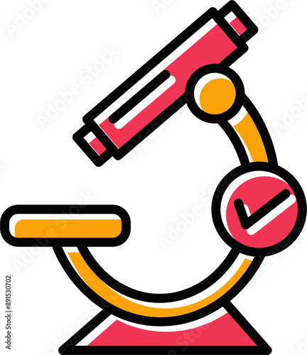 Microscope Vector Icon
