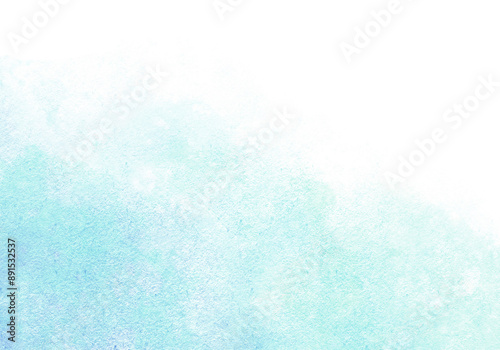 シンプルな水彩テクスチャー　水色