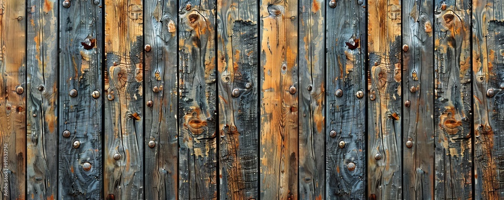 Weathered wooden planks with character Weathered wooden planks with character
