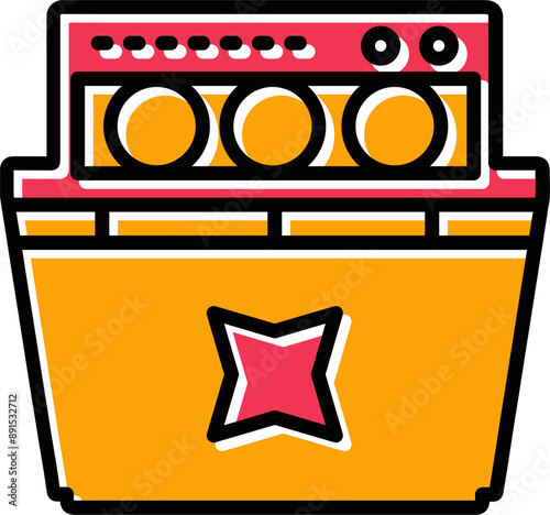 Dishwasher Vector Icon