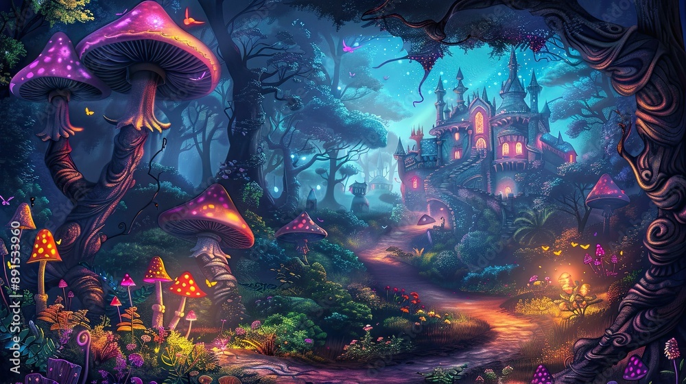 Fototapeta premium Enchanted Forest Path