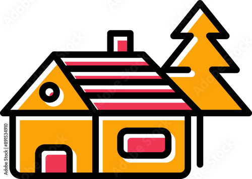 Cabin Vector Icon
