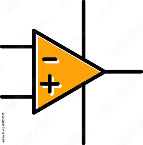Amplifier Vector Icon