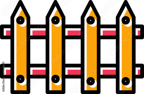 Fence Vector Icon