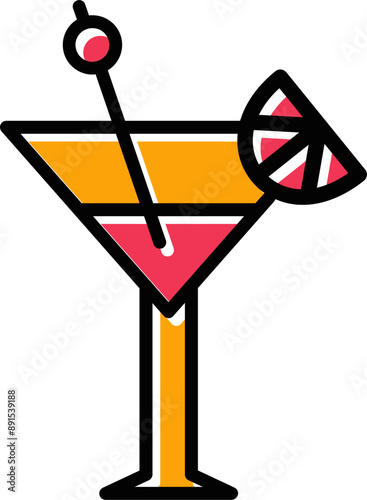 Martini Vector Icon
