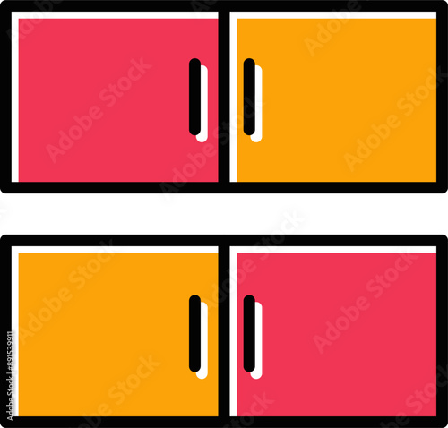 Cabinet Vector Icon