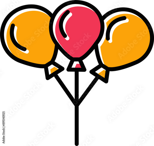 Balloon Vector Icon