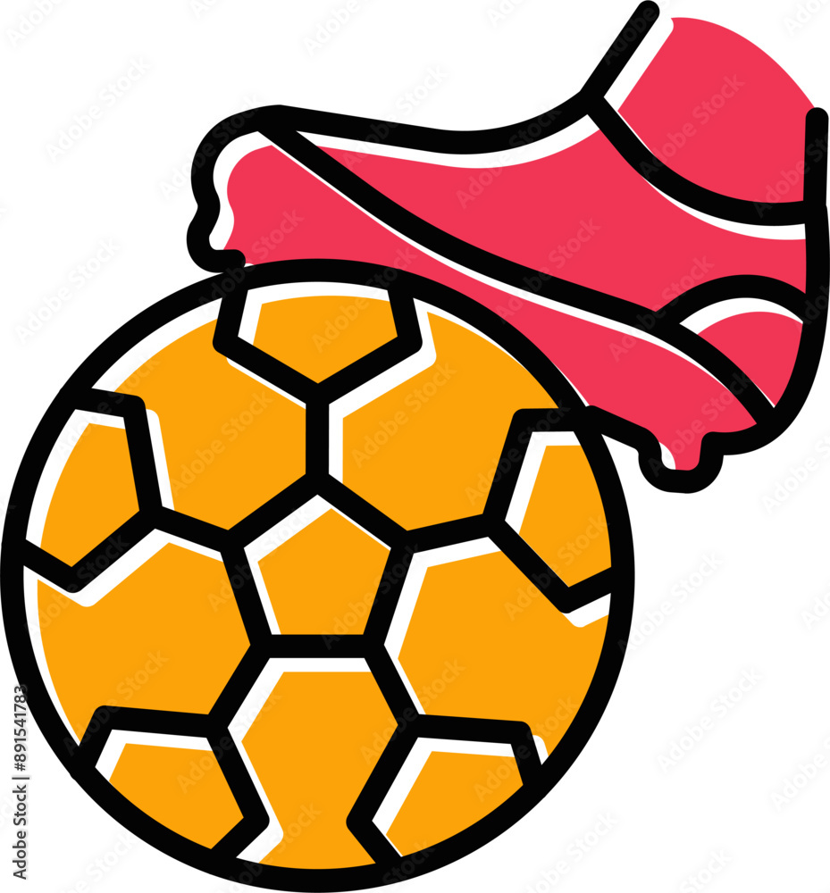 Obraz premium Football Vector Icon