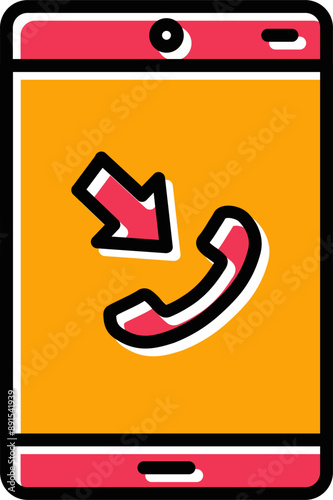 Incoming Call Vector Icon