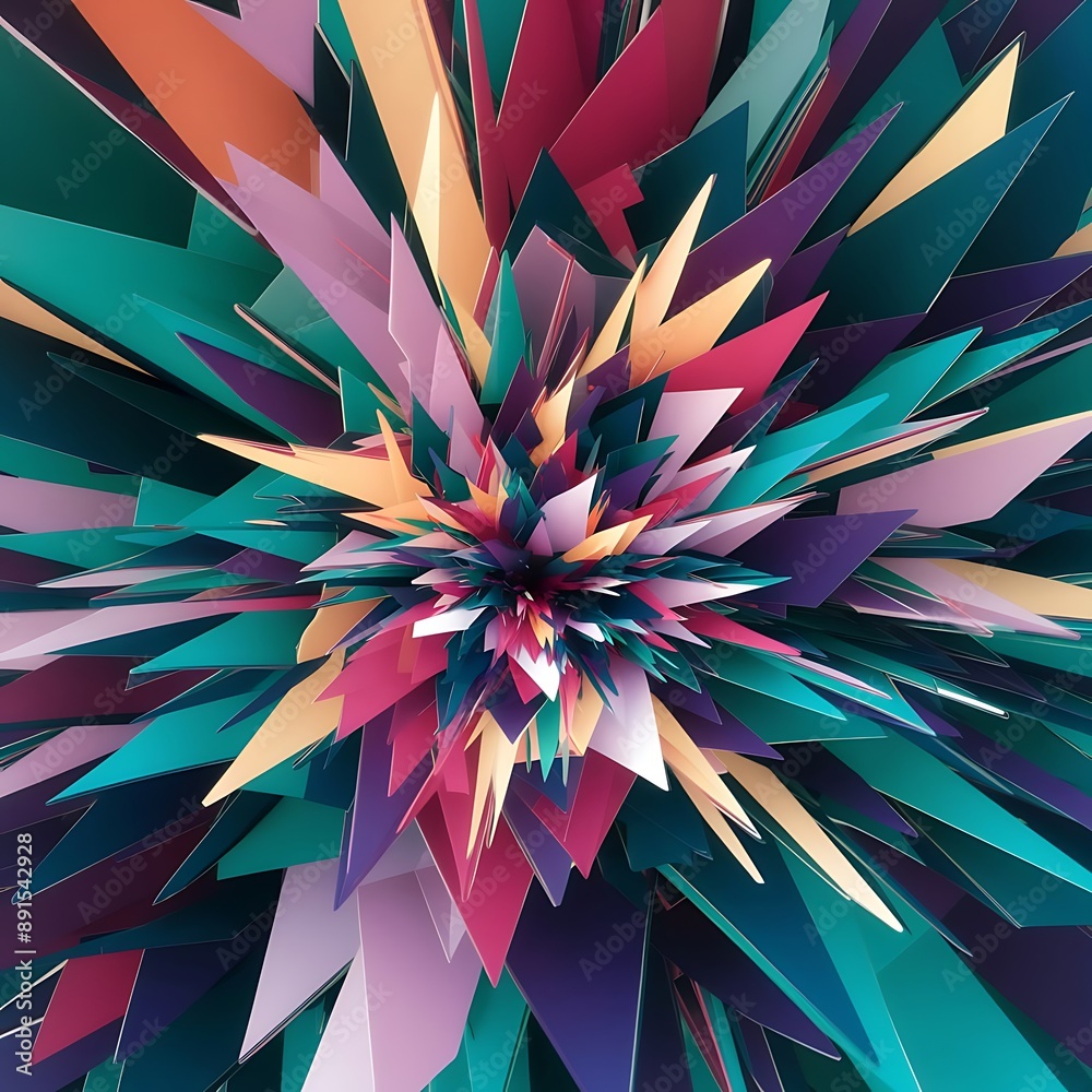 abstract geometric shape 3d render illustration vector background abstract geometric shape 3d render illustration vector background