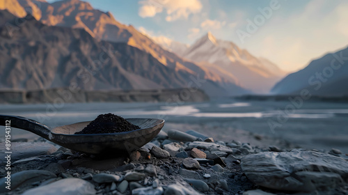 Nature’s Harmony: Shilajit and the Stunning Hunza Mountain View