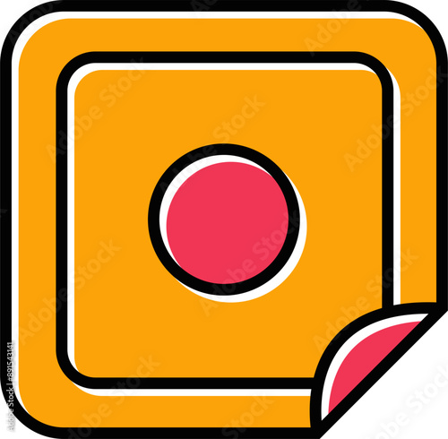 Nicotine Patch Vector Icon