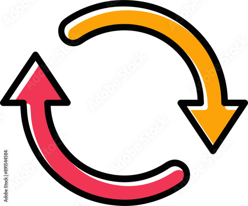 Sync Vector Icon