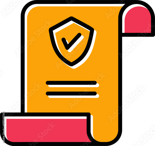 Insurance Policy Vector Icon