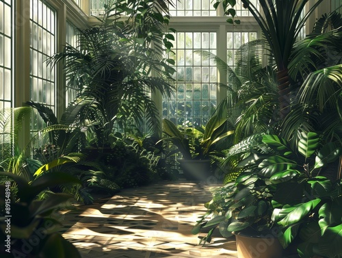 Sunbeams Through a Greenhou...