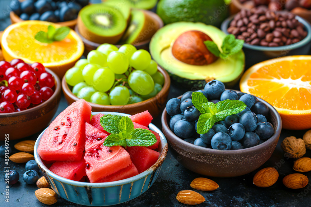 various fresh fruit various fresh fruit
