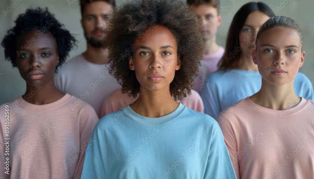 Diverse Group of People Standing Together, Embracing Unity and Confidence, A Powerful Symbol of Inclusion and Strength Diverse Group of People Standing Together, Embracing Unity and Confidence, A Powerful Symbol of Inclusion and Strength