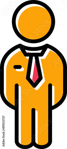 Museum Guide Vector Icon