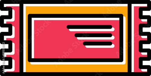 Tickets Vector Icon