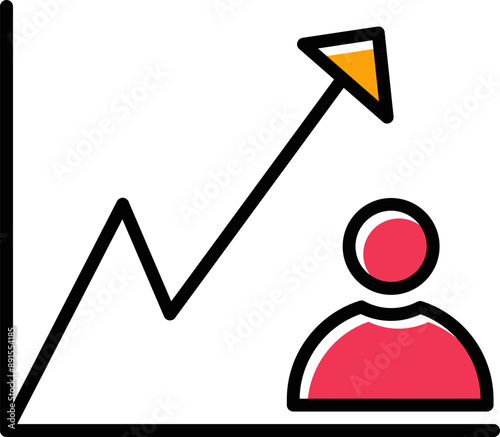 Business Growth Vector Icon