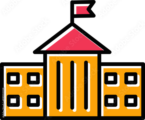 Presidential Building Vector Icon